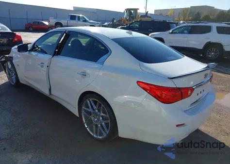 2017 Infiniti Q50 2.0T Base z USA, uszkodzony, nr VIN JN1CV7AP0HM641451